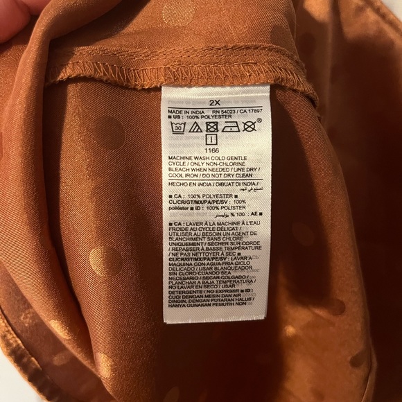 Polka Dot Satin Jacquard Cami Top - Picture 4 of 11